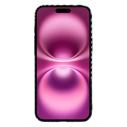  Techsuit - Karbon FiberShell - iPhone 16 Plus - Lopakodó Szürke tok - 2