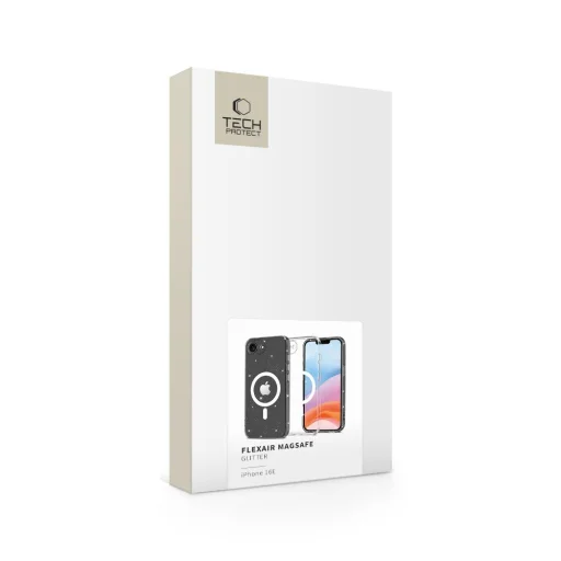 Tech-protect Flexair Magsafe iPhone 16e Glitter tok - 4