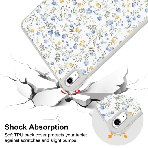 Tech-protect SC Pen iPad 10.9” 2022 / 11” 2025 Tavaszi Virágok tok - 5