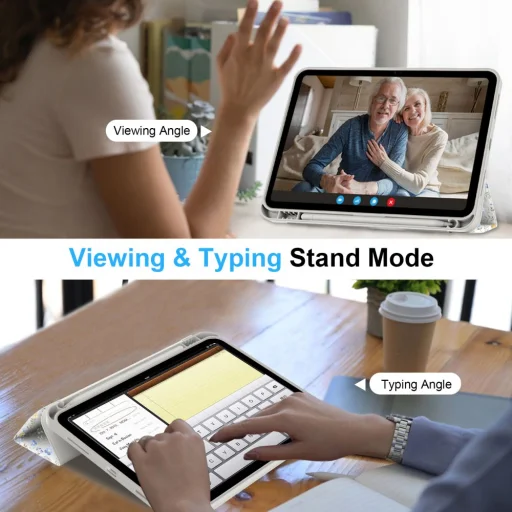 Tech-protect SC Pen iPad 10.9” 2022 / 11” 2025 Tavaszi Virágok tok - 8