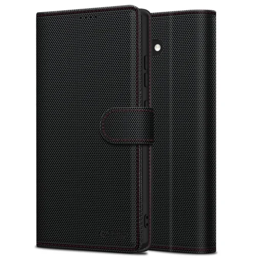 Tech-protect Wallet Rs iPhone 16e Fekete/piros tok - 3