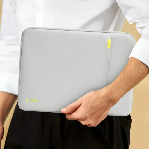 Tech-protect Defender Laptop 13-14 Kréta szürke tok - 15