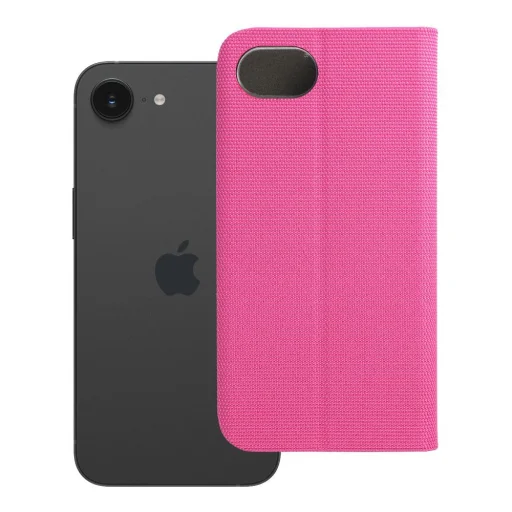 SENSITIVE flipové puzdro iPhone 16e (SE 4 2025) / 17e svetloružové puzdro - 13