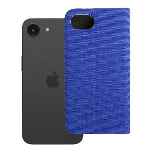 SENSITIVE flipové puzdro iPhone 16e (SE 4 2025) /17e modré puzdro - 13