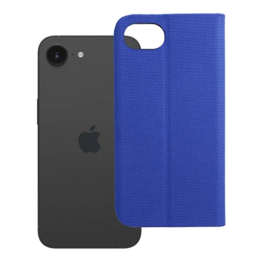 SENSITIVE flipové puzdro iPhone 16e (SE 4 2025) /17e modré puzdro - 12