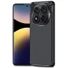  Techsuit - Szénszálas - Xiaomi Redmi Note 14 Pro 4G / Poco F7 - Fekete tok