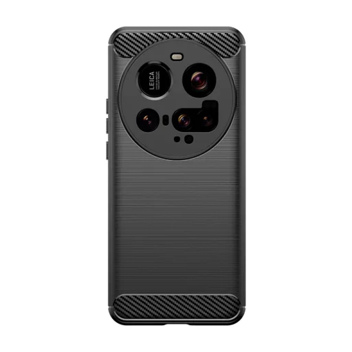  Techsuit - Karbon Szilikon - Xiaomi 15 Ultra - Fekete tok - 2