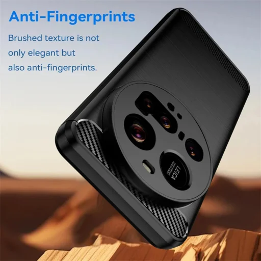  Techsuit - Karbon Szilikon - Xiaomi 15 Ultra - Fekete tok - 3