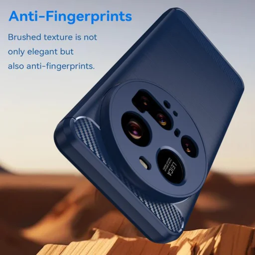  Techsuit - Karbon Szilikon - Xiaomi 15 Ultra - Kék tok - 3