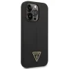 Guess GUHCP14XSLTGK iPhone 14 Pro Max 6.7" fekete/fekete keménytok Szilikon Háromszög tok thumbnail