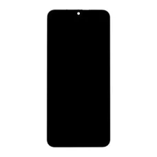 LCD kijelző + Érintőegység + Előlap Samsung A165 Galaxy A16 4G Fekete (Szervizcsomag)