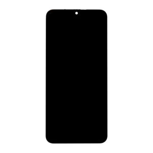 LCD kijelző + Érintőegység + Előlap Samsung A165 Galaxy A16 4G Fekete (Szervizcsomag) - 1