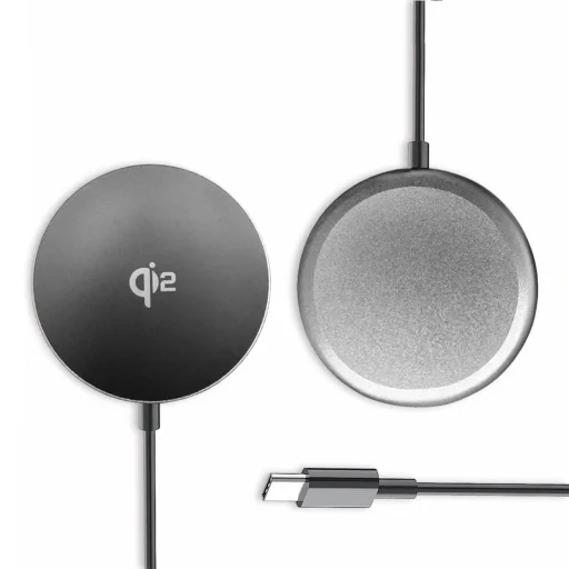 Wozinsky 15W Vezeték nélküli Qi2 Induktív Töltő - Fekete - 2