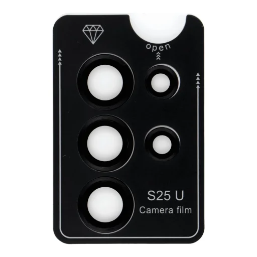 9H KAMERA VÉDŐ ÜVEGFÓLIA SAMSUNG S25 ULTRA fekete - 1