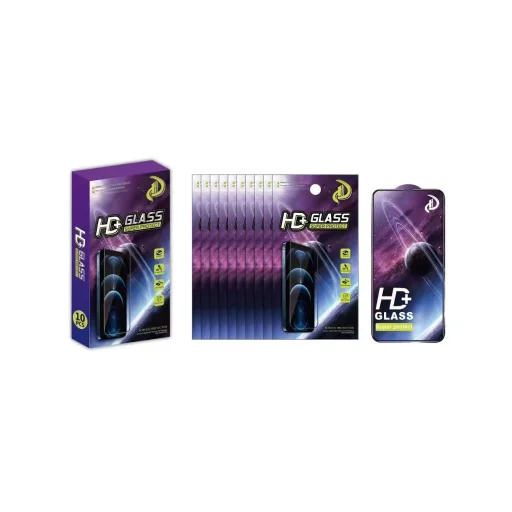 9D edzett üveg Samsung Galaxy A15 4G / A15 5G fekete keret 10in1 üvegfólia - 1