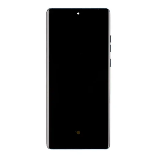 Motorola Edge 50 Fusion LCD kijelző + érintő egység + előlapi borítás Forest Blue (szerviz csomag) - 1