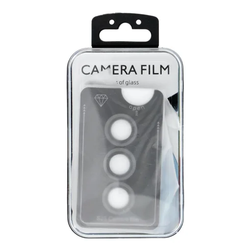 Fényképezőgép védő 9H Samsung S25 fekete üvegfólia - 3