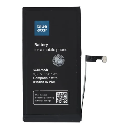 BLUE STAR HQ akkumulátor iPhone 15 Plus 4383 mAh-hoz - 1