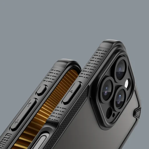 Defender Matt tok iPhone 16 Pro 6,3" fekete - 7