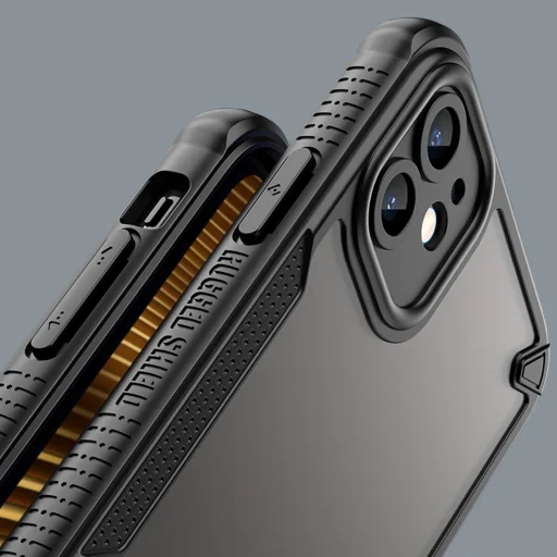 Defender Matt tok iPhone 11-hez fekete tok - 7