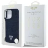  iPhone 16 Pro Max kék Guess HC MagSafe FW Denim Triangle Logo tok - 8