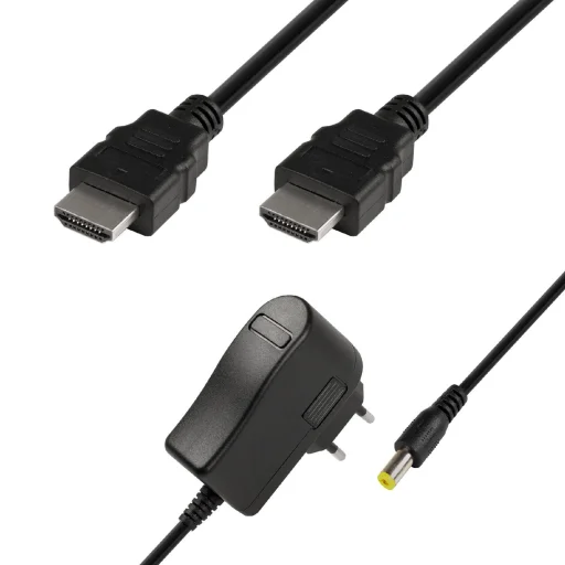 Home TV SMART BOX Android TV, TV-okosító, multimédia-lejátszó, számítógép, egér és billentyűzet csatlakozás, 4/64GB memória, 4x2GHz processzor, 4K - 5