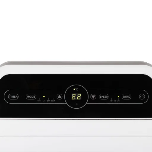 Home ACH 12000 hűtő-fűtő mobilklíma, hűtési / fűtési teljesítmény: 3,5 kW / 3,3 kW, Wifi, Smart, távirányító, ideális 26 m2 helyiséghez - 3