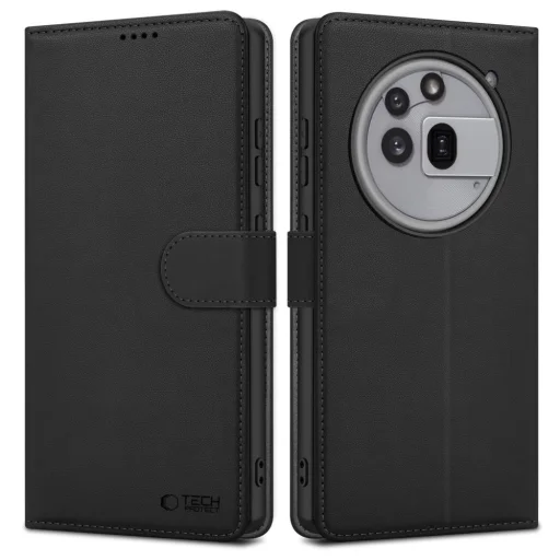 Tech-protect Wallet Nothing Phone 3a Pro matt fekete tok - 1