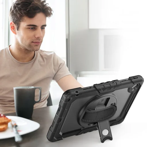 Tech-protect Solid Lenovo Tab 10.1 Tb-311 fekete tok - 6