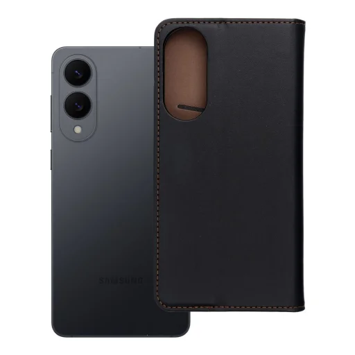 SMART PRO kožené flipové puzdro SAMSUNG S25 Edge čierne puzdro - 12