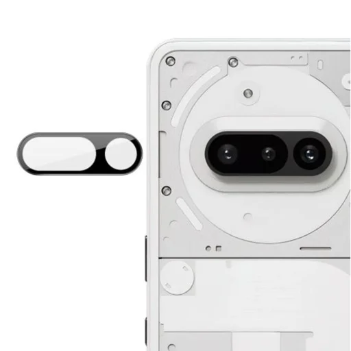  Techsuit - Teljes kameraüveg - Nothing Phone (3a) - Fekete üvegfólia - 1