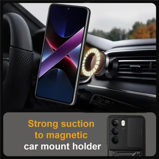  Techsuit - CamShield Sorozat - Realme 14 Pro+ - Fekete tok - 6