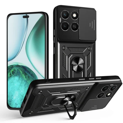  Techsuit - CamShield Sorozat - Honor X8c - Fekete tok - 1