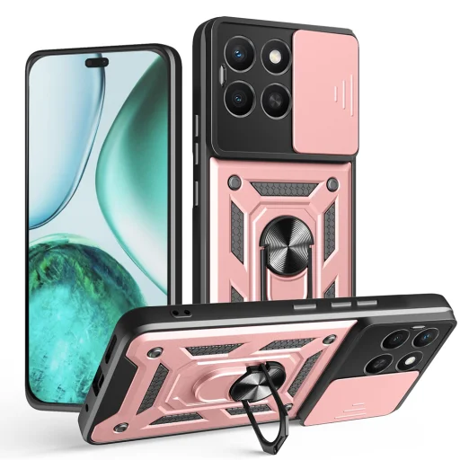  Techsuit - CamShield sorozat - Honor X8c - Rózsaarany tok - 1