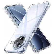 Techsuit - Ütésálló Átlátszó Szilikon tok - Xiaomi Poco F7 Pro - Átlátszó