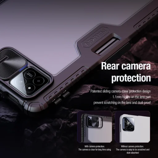 Nillkin Bumper PRO védőállvány fliptok több szögben használható Xiaomi Pad 7/7 Pro fekete tok - 7