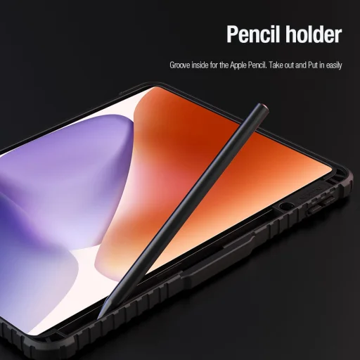 Nillkin Bumper PRO védőállvány fliptok több szögben használható Xiaomi Pad 7/7 Pro fekete tok - 9
