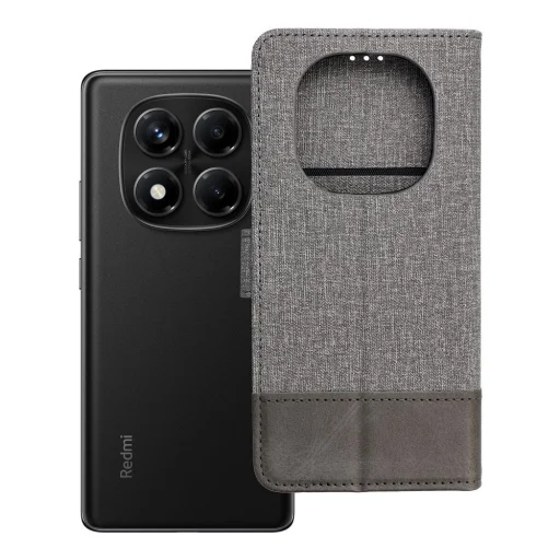 GOMMA flipové puzdro Xiaomi Redmi Note 14 Pro 4G sivé - 9