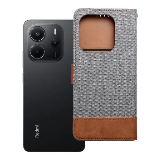JEANS fliptok Xiaomi Redmi Note 14 4G-hez (GLOBAL - 164,84mm x 78,15mm x 8,16mm) szürke - 7
