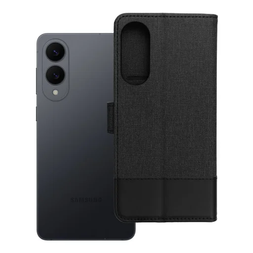 GOMMA flipové puzdro Samsung Galaxy S25 Edge čierne puzdro - 9