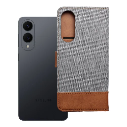 JEANS flipové puzdro Samsung Galaxy S25 Edge sivé - 7