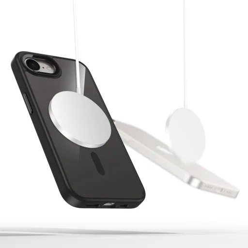 Tech-protect Magmat Magsafe Nothing Phone 3a fekete/átlátszó tok - 2