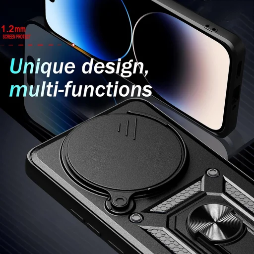  Techsuit - CamShield Sorozat - Honor X9c Okos - Fekete tok - 5