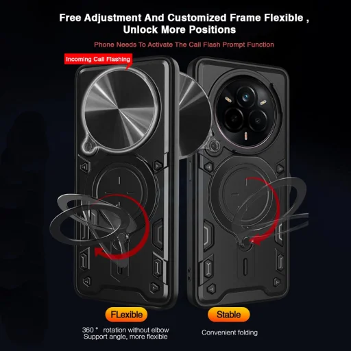  Techsuit - CamGuard Pro - Realme 14 Pro - Fekete tok - 4