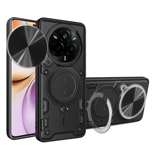  Techsuit - CamGuard Pro - Realme 14 Pro - Fekete tok - 1