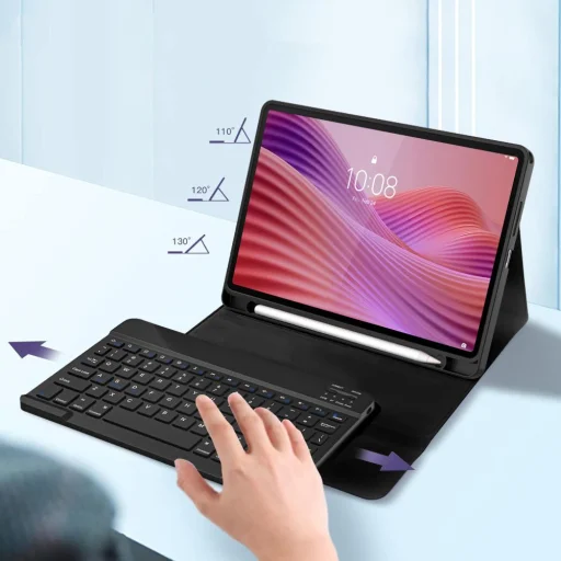 Tech-protect Sc Pen + Billentyűzet Lenovo Tab 10.1 TB-311 fekete tok - 7