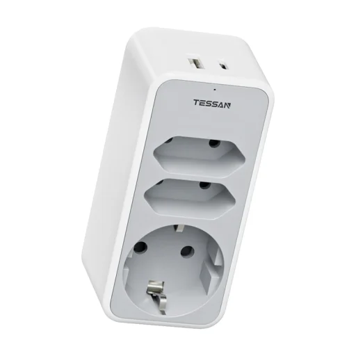Tessan TS-330-C fali aljzat USB porttal - 1