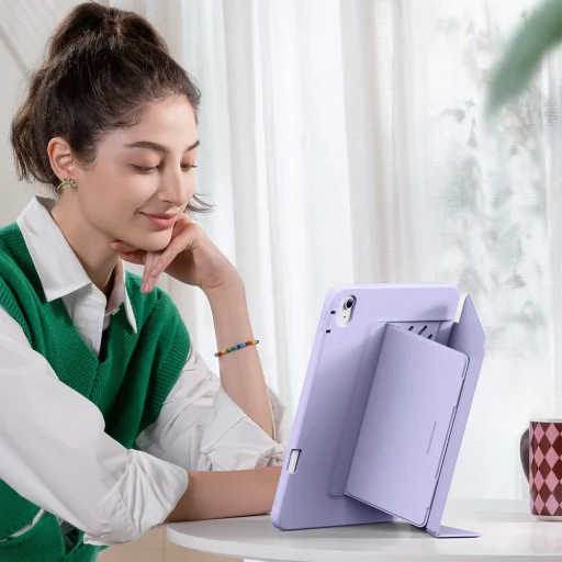 Esr Flip Hybrid Ipad Air 10.9” 4 / 5 / 2020-2022 / 11” 6 / 7 / 2024-2025 Lila tok - 5