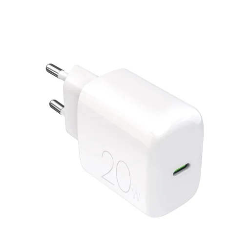 Puro PROLITE 20W USB-C Falra Szerelhető Töltő - Fehér - 1