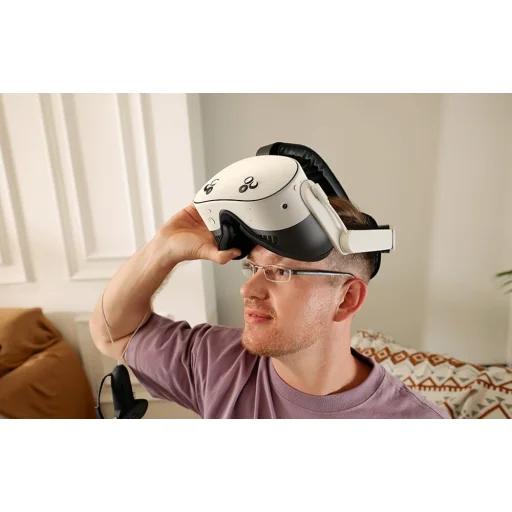 Bőr Arcfelület Kiwi Design V4 a Meta Quest 3-hoz (2 db) - 5